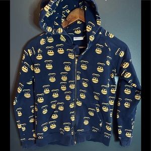 Mini Rodini 140 Gorilla zip